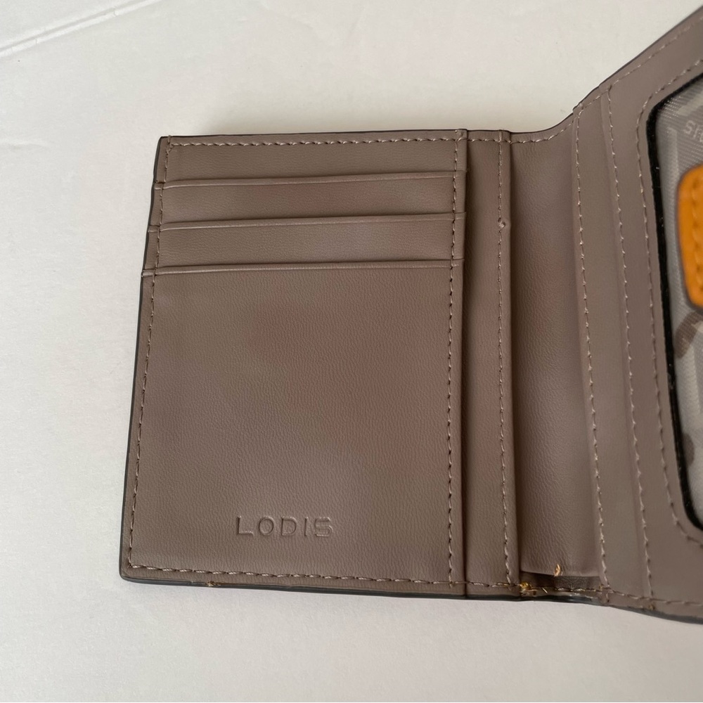 LODIS Mustard Bi Folded Card Holder - Picture 4 of 9